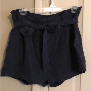 Navy Shorts with Bow